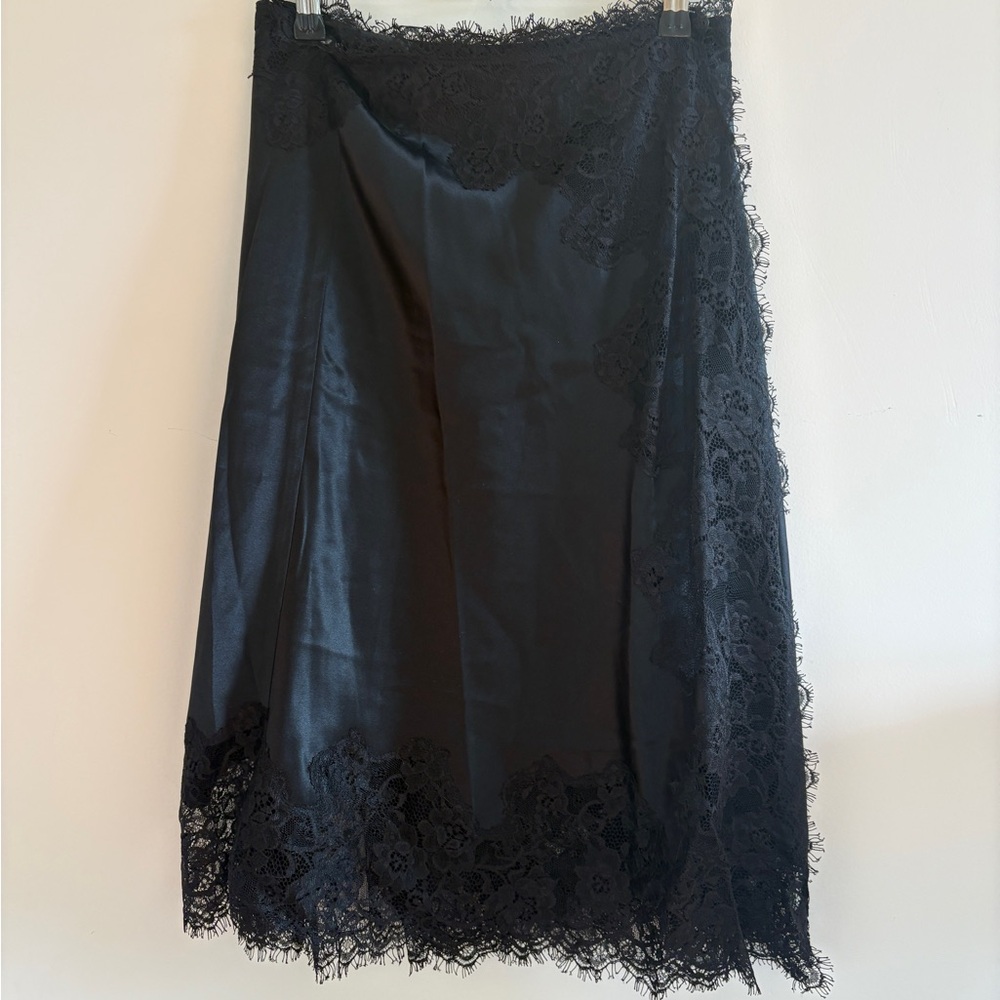 Renato Nucci Black Lace Midi Skirt